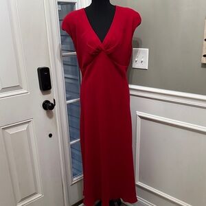 Jones Wear Dress Sz 14 red lined